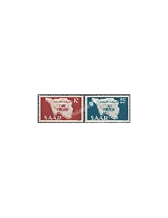 SARRE - n° 248 à 249  - Timbres des Colonie françaises