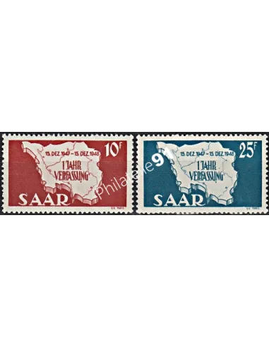 SARRE - n° 248 à 249  - Timbres des Colonie françaises