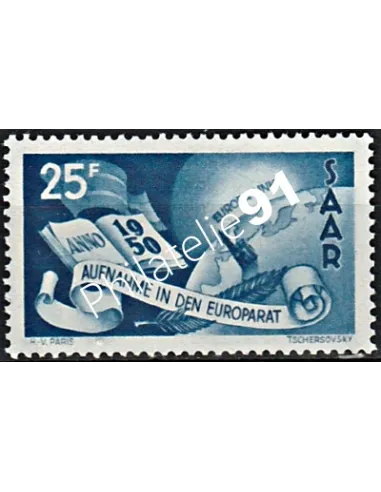 SARRE - n° 277  - Timbres des Colonie françaises