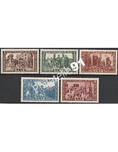 SARRE - n° 278 à 282 - Timbres des colonies françaises