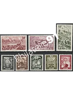 SARRE - n° 283 à 290 - Timbres des colonies françaises