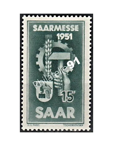 SARRE - n° 293  - Timbres des Colonie françaises