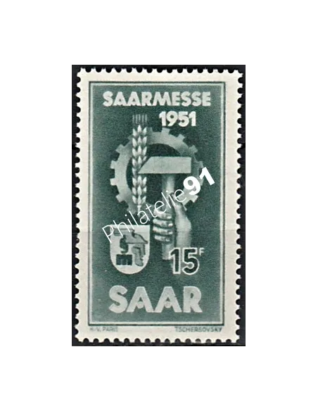 SARRE - n° 293  - Timbres des Colonie françaises