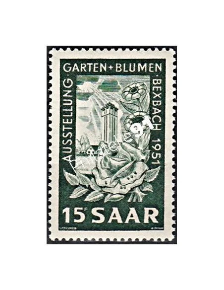 SARRE - n° 294  - Timbres des Colonie françaises