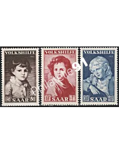 SARRE - n° 316 à 318 - Timbres des colonies françaises