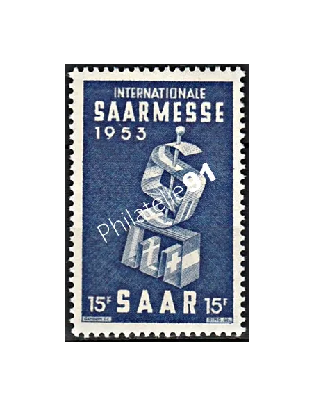 SARRE - n° 319  - Timbres des Colonie françaises