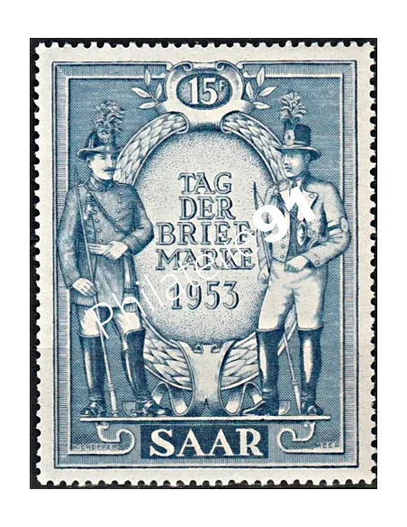 SARRE - n° 321  - Timbres des Colonie françaises