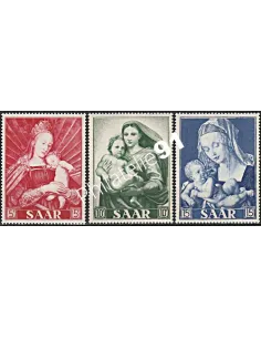 SARRE - n° 331 à 333 - Timbres des colonies françaises
