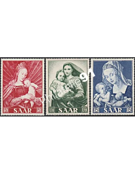 SARRE - n° 331 à 333 - Timbres des colonies françaises