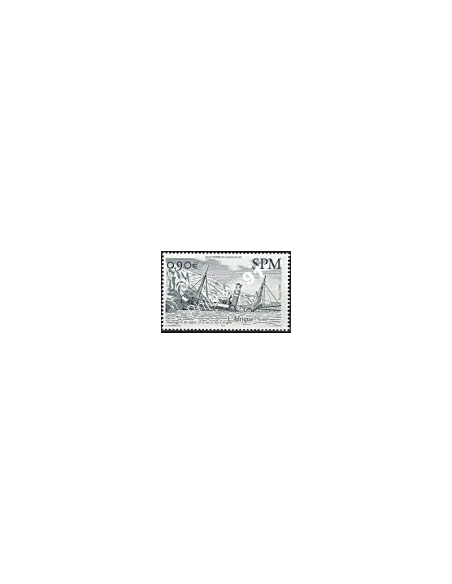 Timbre de Saint-Pierre et Miquelon n° 806, bateau, Timbres dom tom