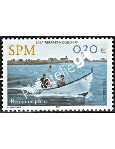 Timbre de Saint-Pierre et Miquelon n° 815, Bateau, Timbres dom tom