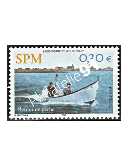 Timbre de Saint-Pierre et Miquelon n° 815, Bateau, Timbres dom tom