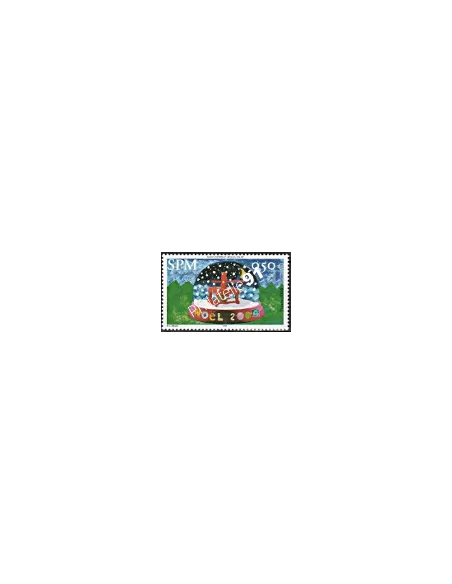 Timbre de Saint-Pierre et Miquelon n° 828, Noël, collection Dom-Tom