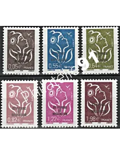 Timbre de Saint-Pierre et Miquelon n°  845 à 850 - Timbres dom tom