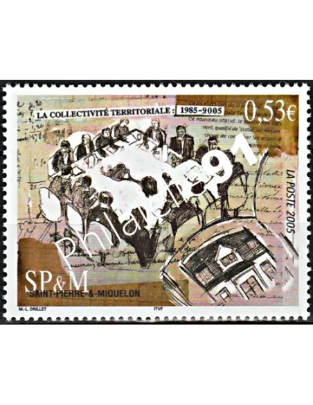 Timbre de Saint-Pierre et Miquelon n°  858 - Timbres dom tom