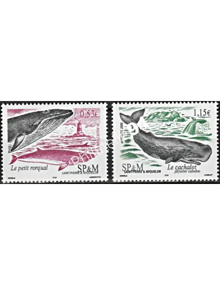 Timbre de Saint-Pierre et Miquelon n°  863 à 864 - Timbres dom tom
