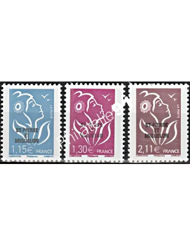 Timbre de Saint-Pierre et Miquelon n°  894 à 896 - Timbres dom tom