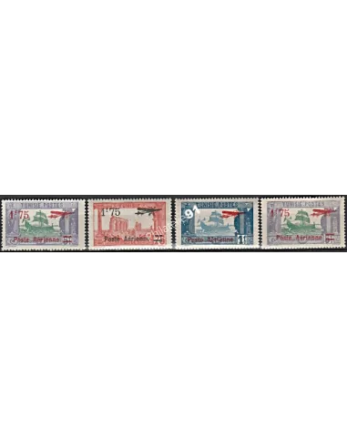 Timbre de TUNISIE PA n° 3 à 6 - Timbres des colonies françaises