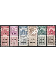 Timbres-Taxe de TUNISIE  n° 54 à 56A - Timbres des colonies françaises