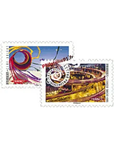 timbres adhésifs  932,933, Carnet Dynamiques Collection timbres France