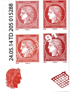n° 4871-4874 - Série Cérès - Salon du timbre 2014  Collection Timbres France