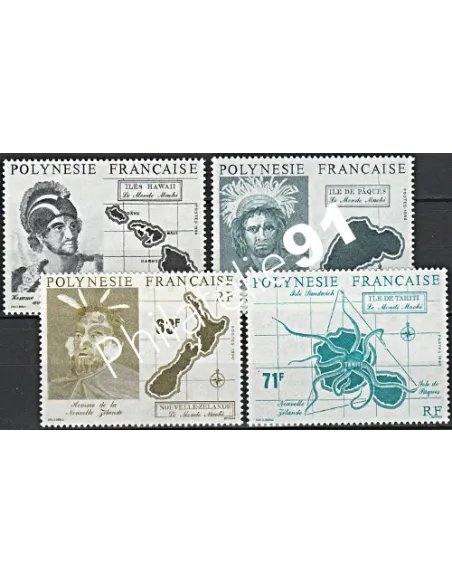 Timbres de POLYNESIE n°  354 à 357  - Timbres Dom Tom