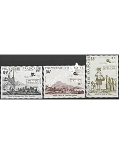 Timbres de POLYNESIE n°  379 à 381  - Timbres Dom Tom