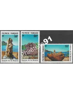 Timbres de POLYNESIE n°  386 à 388  - Timbres Dom Tom