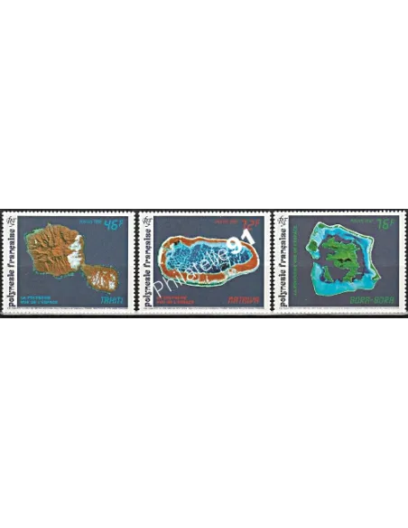 Timbres de POLYNESIE n°  405 à 407  - Timbres Dom Tom