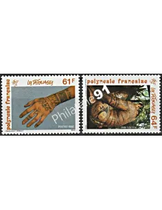 Timbres de POLYNESIE n°  413 à 414  - Timbres Dom Tom