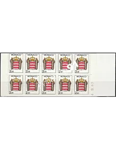 Carnet n° 1 avec date - Timbres Monaco