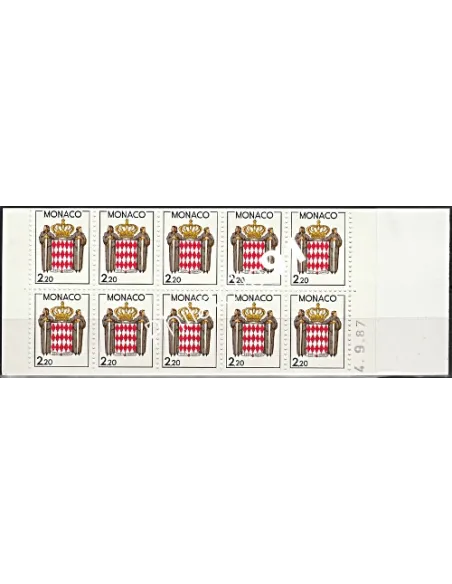 Carnet n° 1 avec date - Timbres Monaco