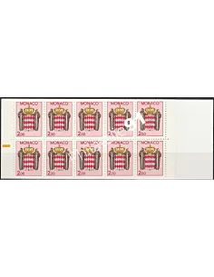 Carnet n° 2 avec Repère jaune  - Timbres Monaco