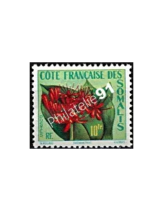 Timbres de COTE DES SOMALIS n° 290 Flore Haemanthus, timbres des colonies