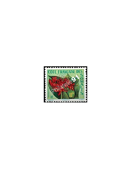 Timbres de COTE DES SOMALIS n° 290 Flore Haemanthus, timbres des colonies