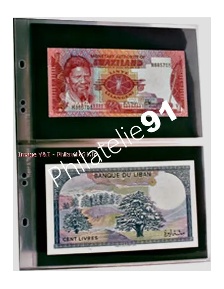 Recharges pour billets pour albums CARAVELLE et GALION, matériel numismatique
