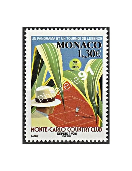 MONACO - n° 2386 - Tennis Masters Monte-Carlo 2003, timbres Monaco