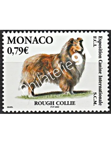 MONACO - n° 2388, Exposition canine internationale, timbres Monaco