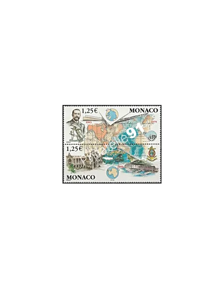 MONACO - n° 2391-2392, Centenaire de la GEBCO, timbres Monaco