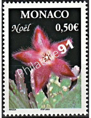 MONACO - n° 2415, Noël. Fleur, timbres Monaco