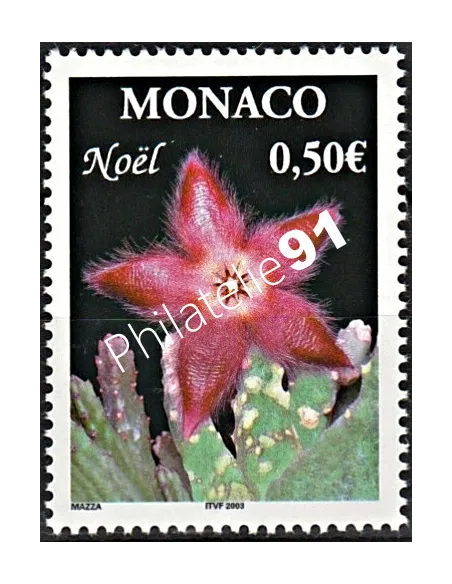 MONACO - n° 2415, Noël. Fleur, timbres Monaco