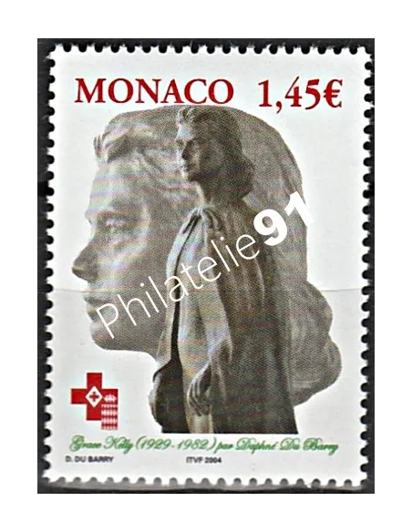 MONACO - n° 2427, 75e anniversaire de la naissance de la Princesse Grace, timbres Monaco