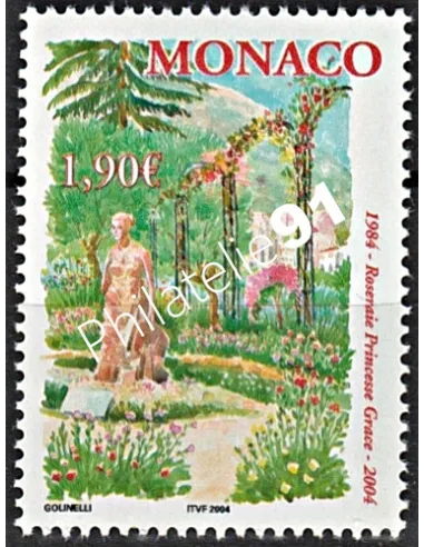 MONACO - n° 2428,Roseraie Princesse Grace, timbres Monaco