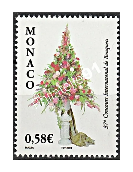 MONACO - n° 2433, Concours international de bouquets, timbres Monaco