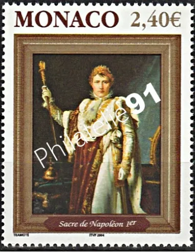 MONACO - n° 2442, Bicentenaire du Sacre de l'Empereur Napoléon 1er, timbres Monaco
