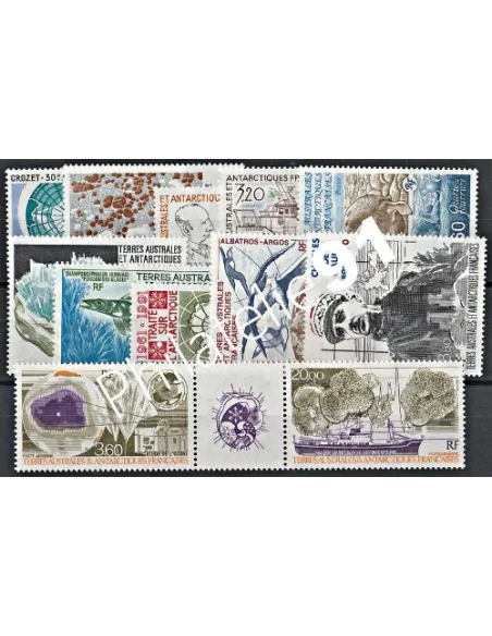 Annee compléte 1991 des TAAF - Timbres DOM TOM