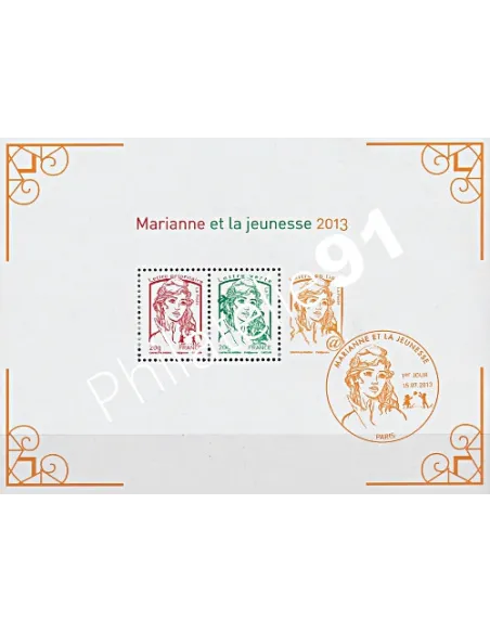 Bloc-Feuillet n° 133, Marianne, Collection Timbres France