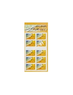 Carnet de timbres de France n° 3400A (ADH. BC 29)"Bonne vacances" (2001)
