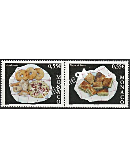 MONACO - n° 2489 à 2490 - Timbres Monaco