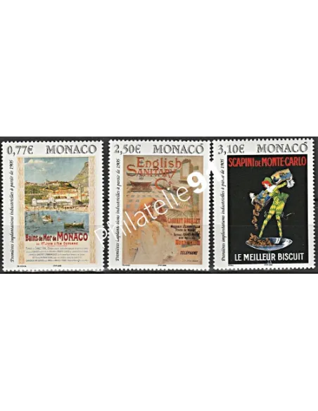 MONACO - n° 2494 à 2496 - Timbres Monaco